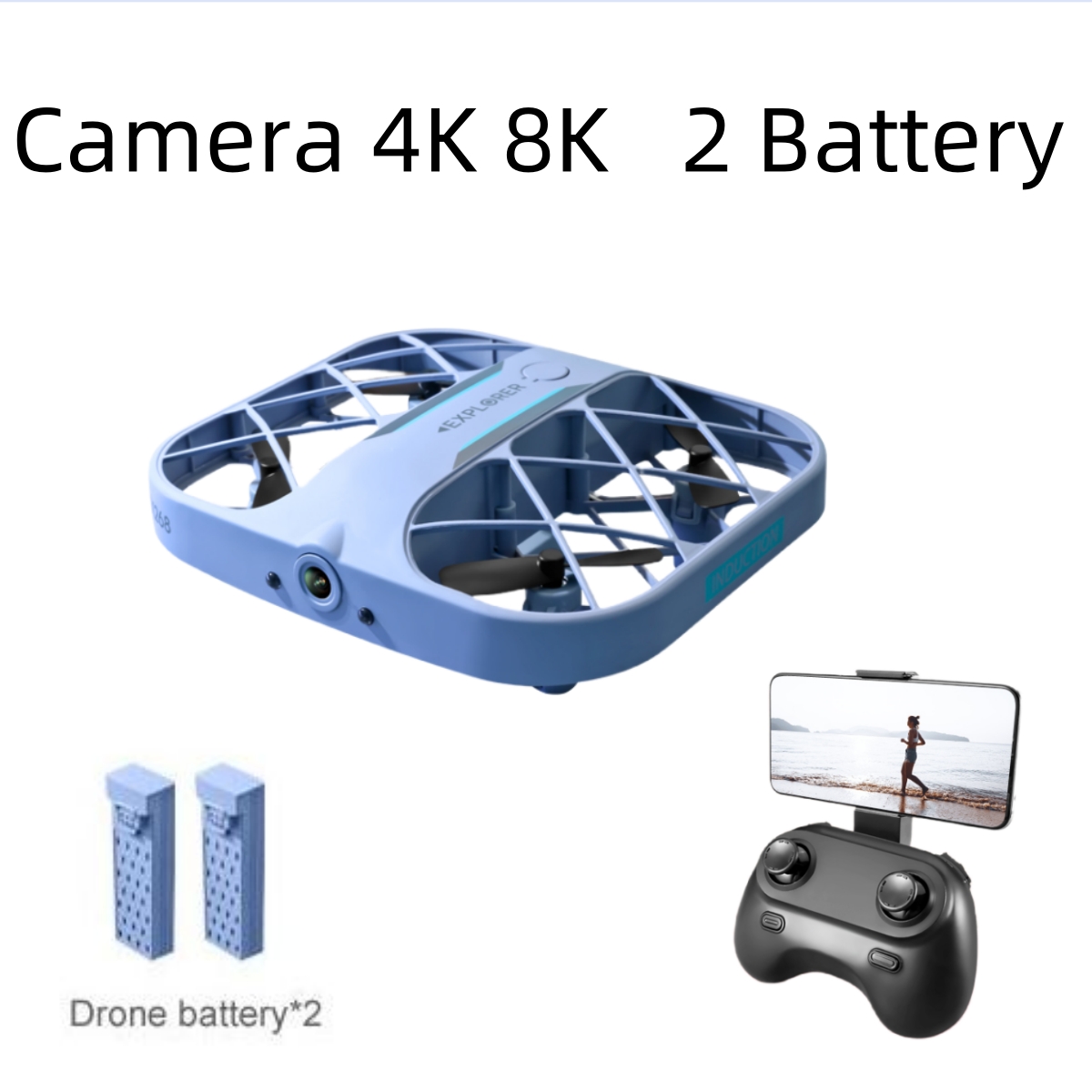 Drone Ae Rc - Dron JJRC H107 FPV RC con