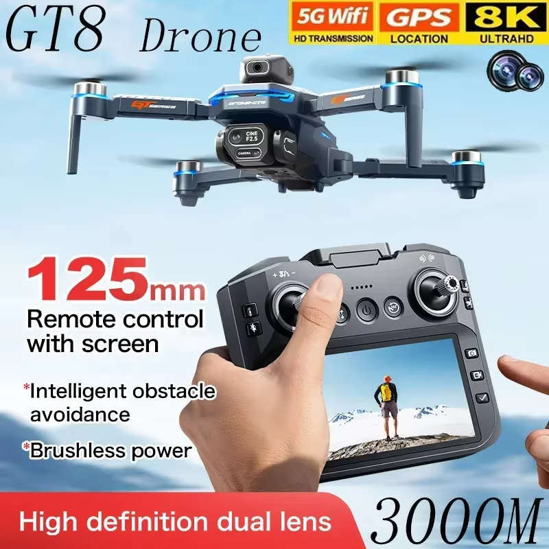 Dron GT8 con Pantalla de 4.3 P - Jjrc Drone X12 reseña y precio