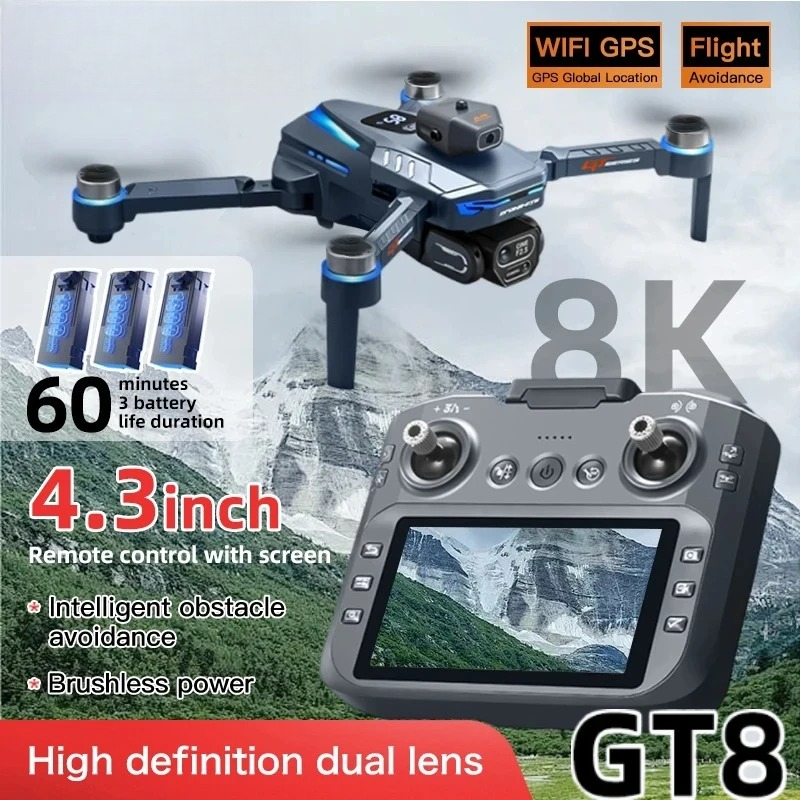 Dron Original GT8 8K Profesion - Jjrc Drone X12 reseña y precio