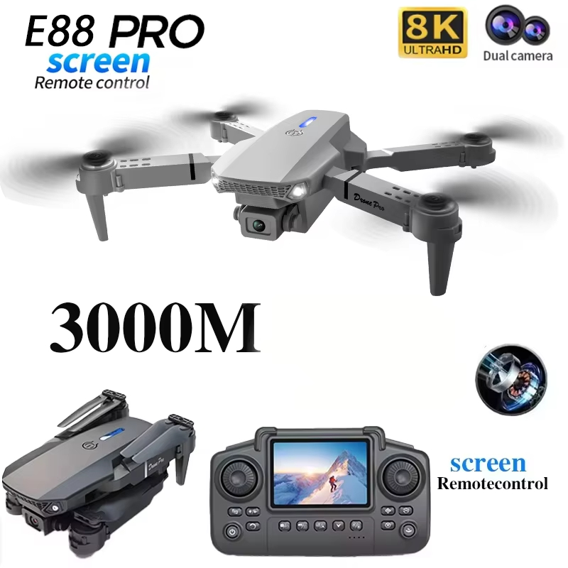 Nuevo Dron E88 2026 con Cámara - Drone E88 Rc Quadcopter reseña y precio
