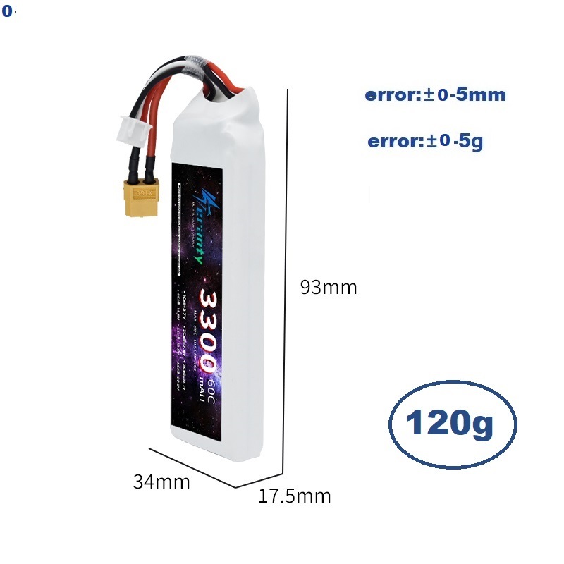 Batería LiPo 2S 7,4 V 3300mAh  - Drone Rc Leading reseña y precio